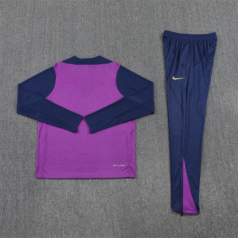 Barcelona Tracksuit-Purple and Navy Blue