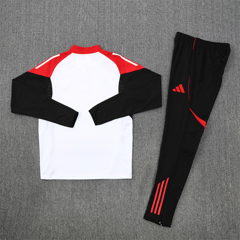 Arsenal Tracksuit-Red, White and Black