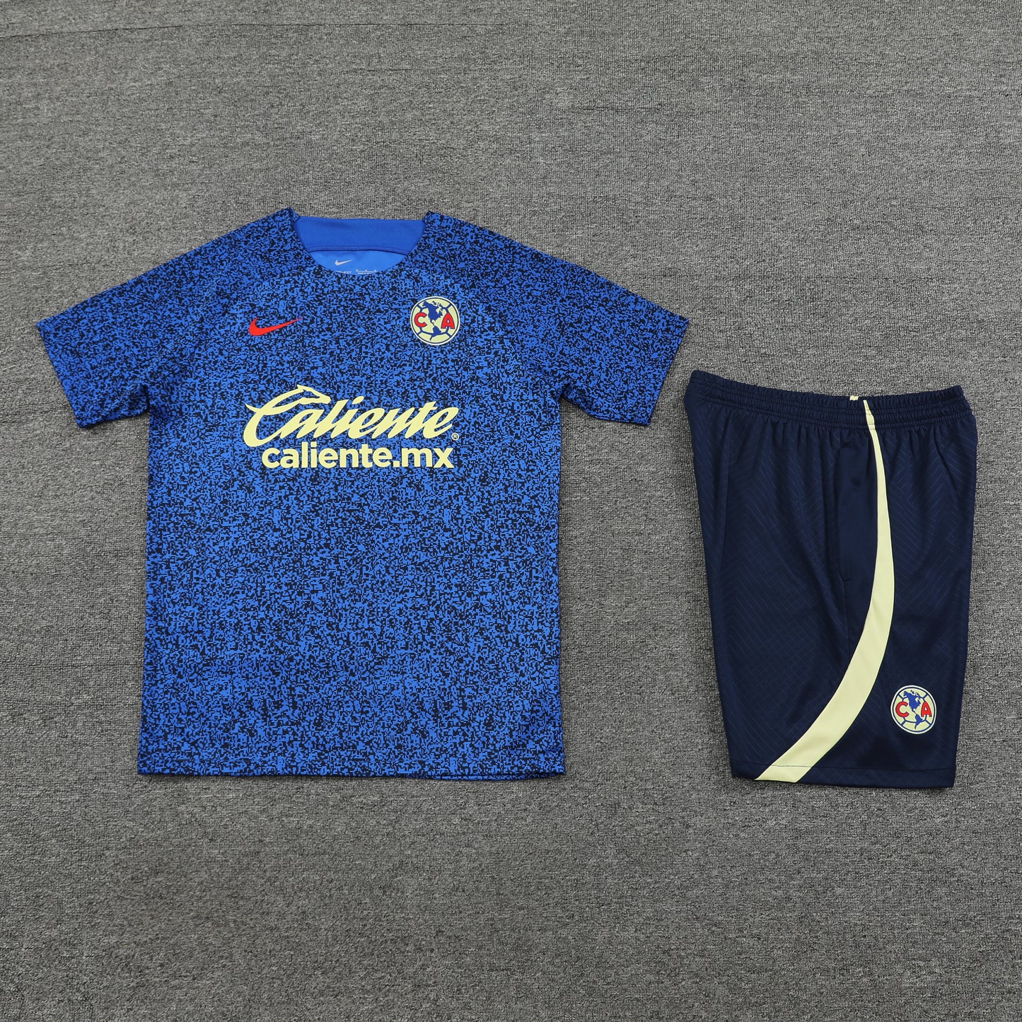 Club America Shorts Set-Dark Blue and Navy Blue