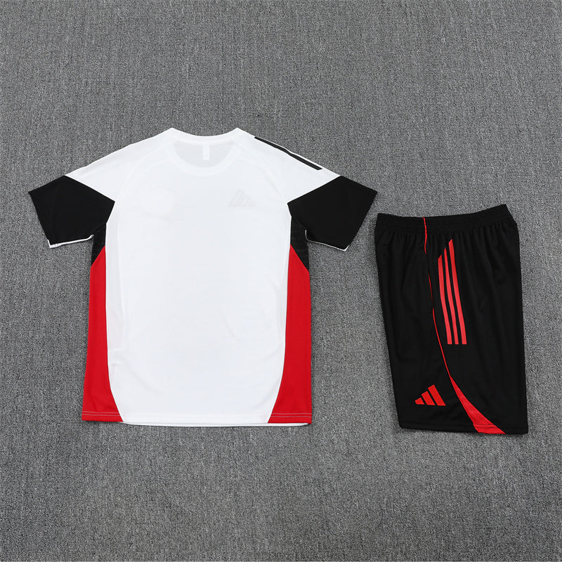 Manchester United Shorts Set-White and Black