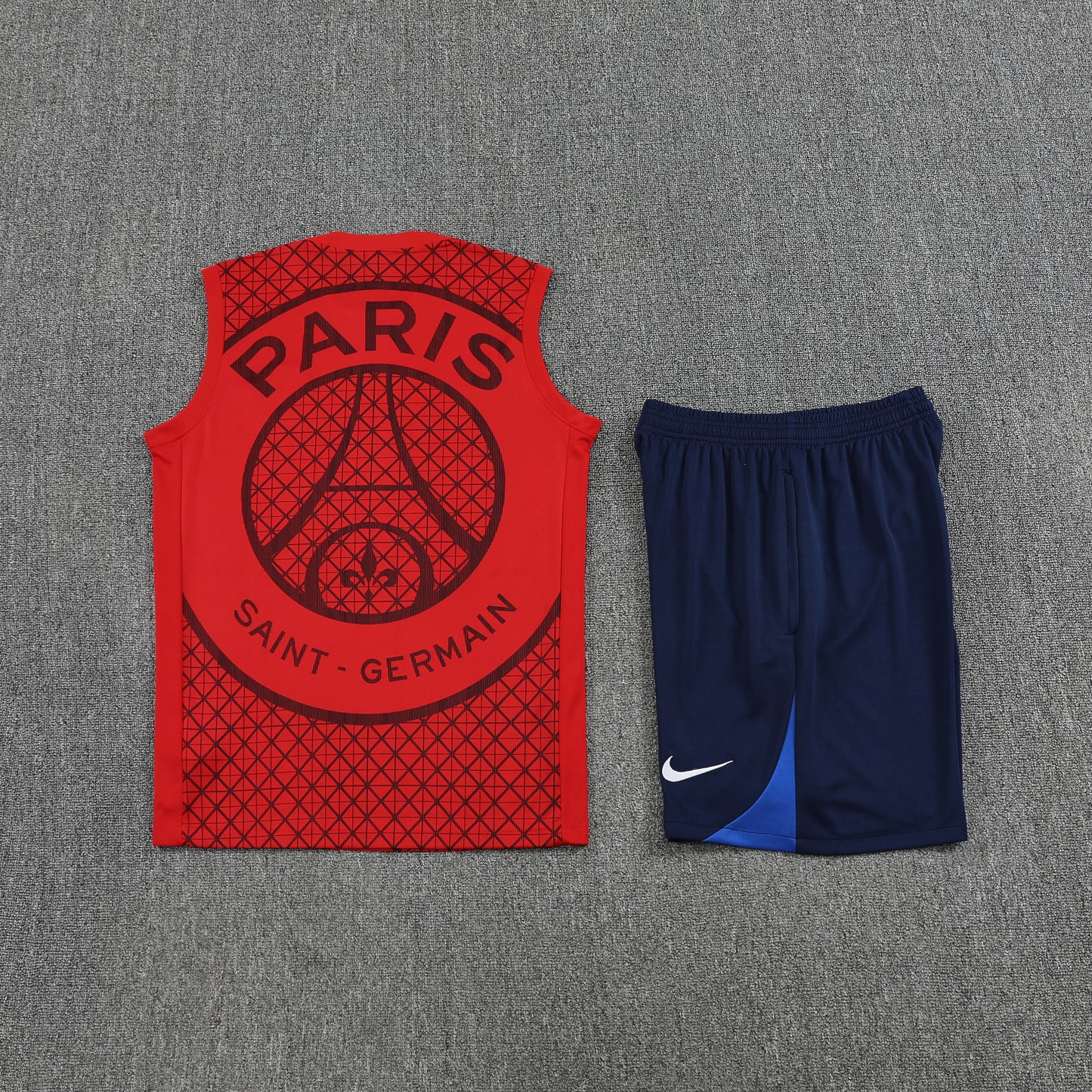 PSG Vest Set-Red and Navy Blue