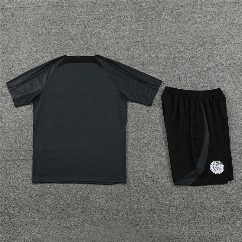 PSG Shorts Set-Dark Grey and Black