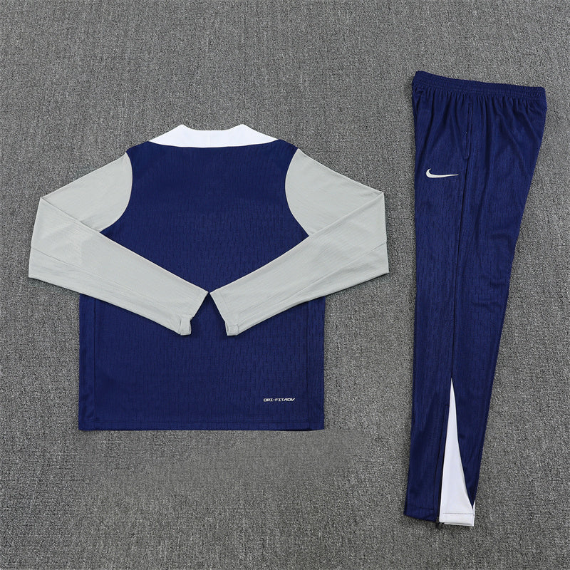 Tottenham Tracksuit-Navy Blue and Grey