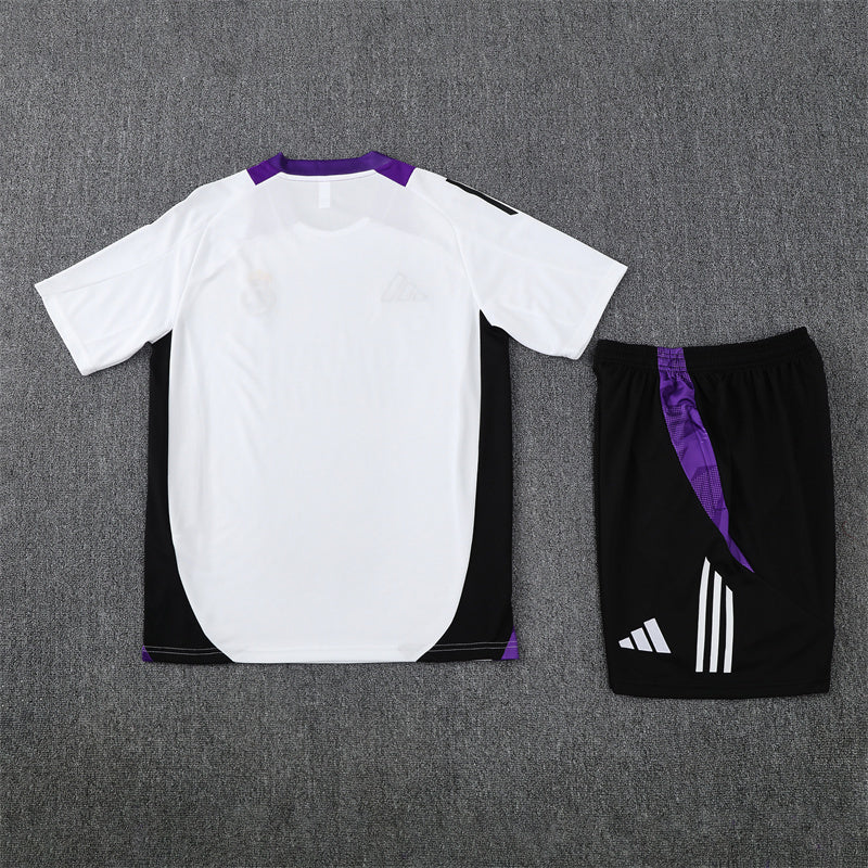 Real Madrid Shorts Set-White and Black