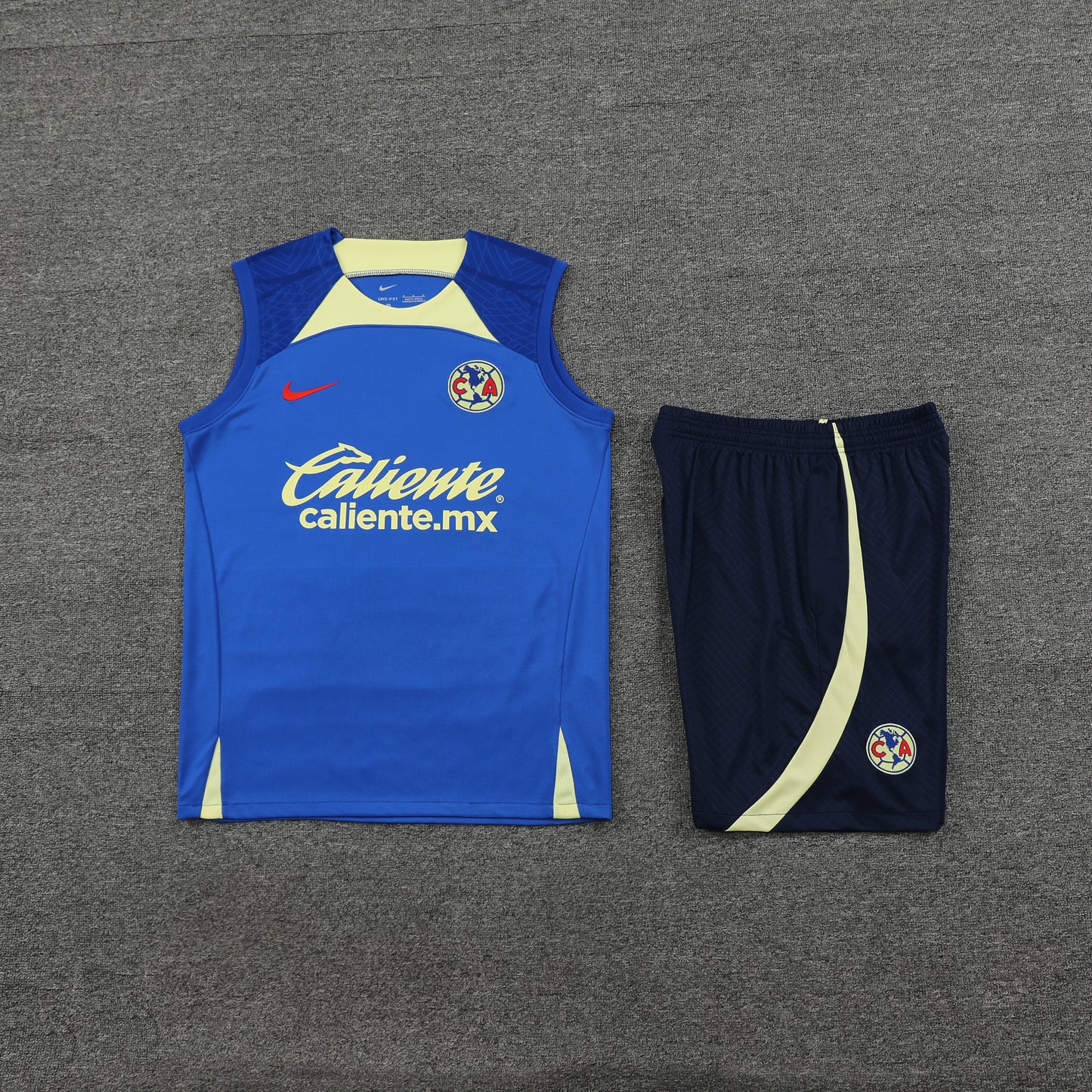 Club America Vest Set-Blue and Navy Blue