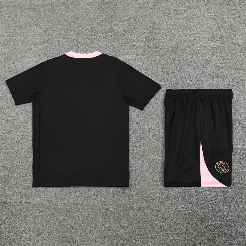 PSG Shorts Set-Black and Pink