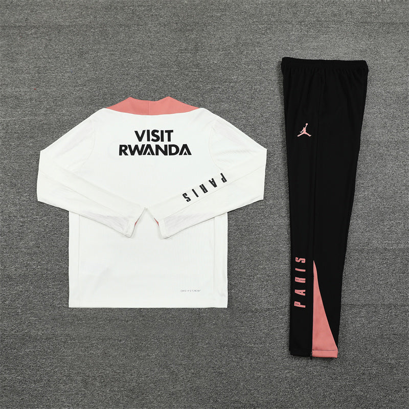 PSG Tracksuit-White and Black