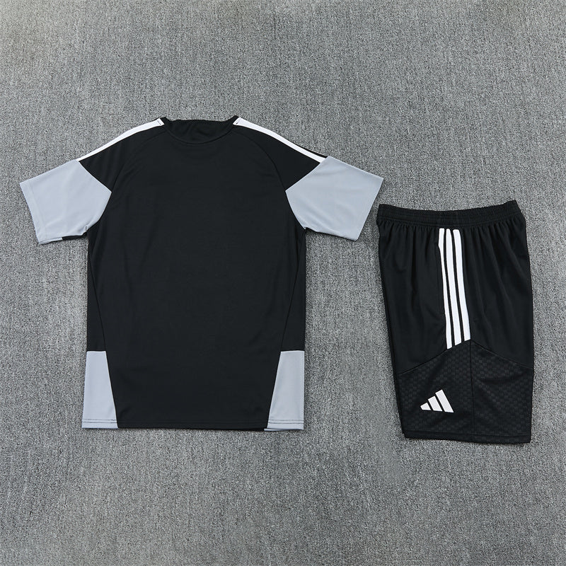 Inter Miami Shorts Set-Black and Grey