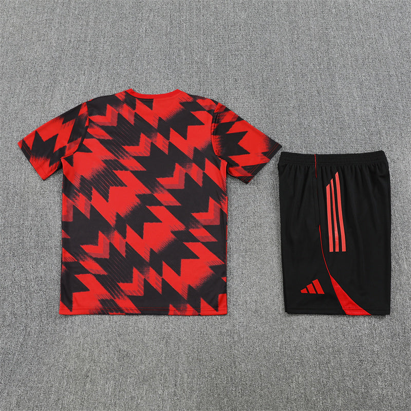 Manchester United Shorts Set-Red and Black