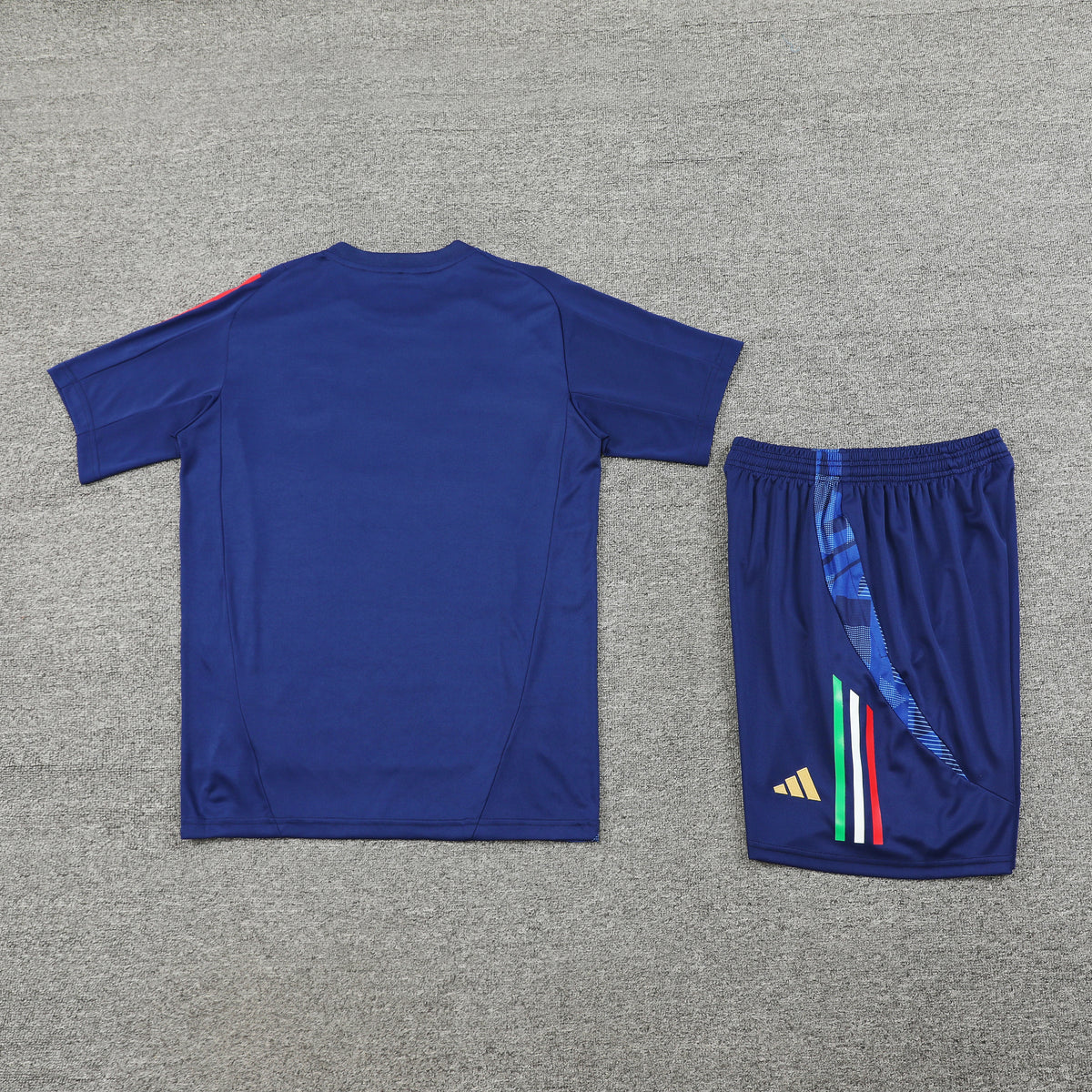 Italy Shorts Set-Navy Blue
