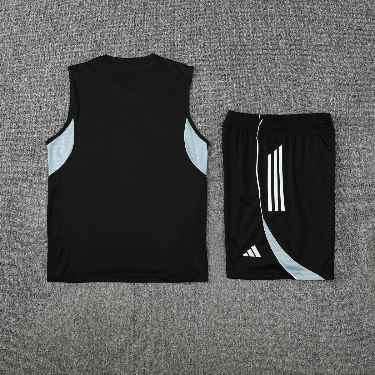 Inter Miami Vest Set-Black and Grey