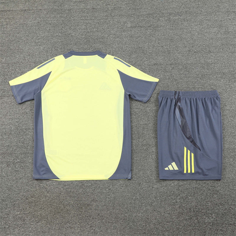 Ajax Shorts Set-Cream and Grey