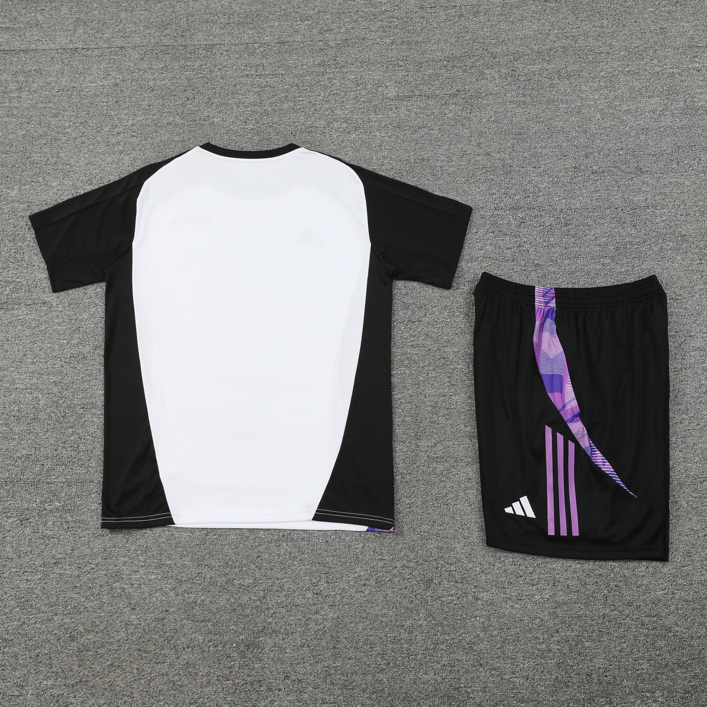 Germany Shorts Set-White and Black