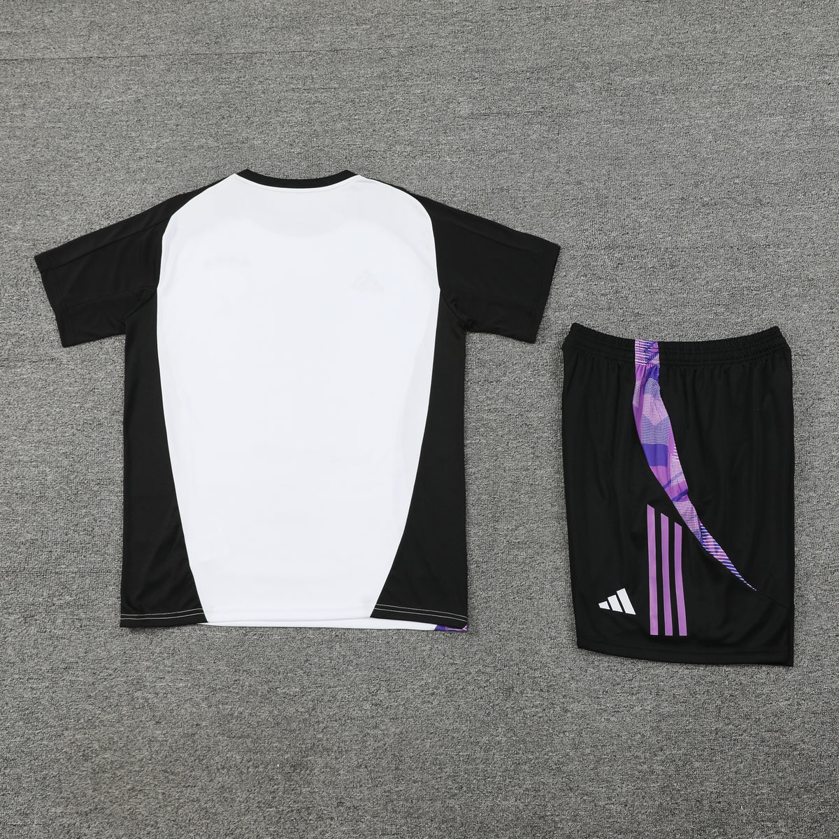 Germany Shorts Set-White and Black