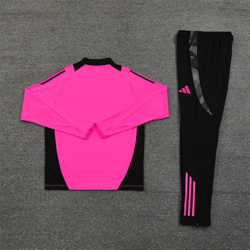 Real Madrid Tracksuit-Pink and Black