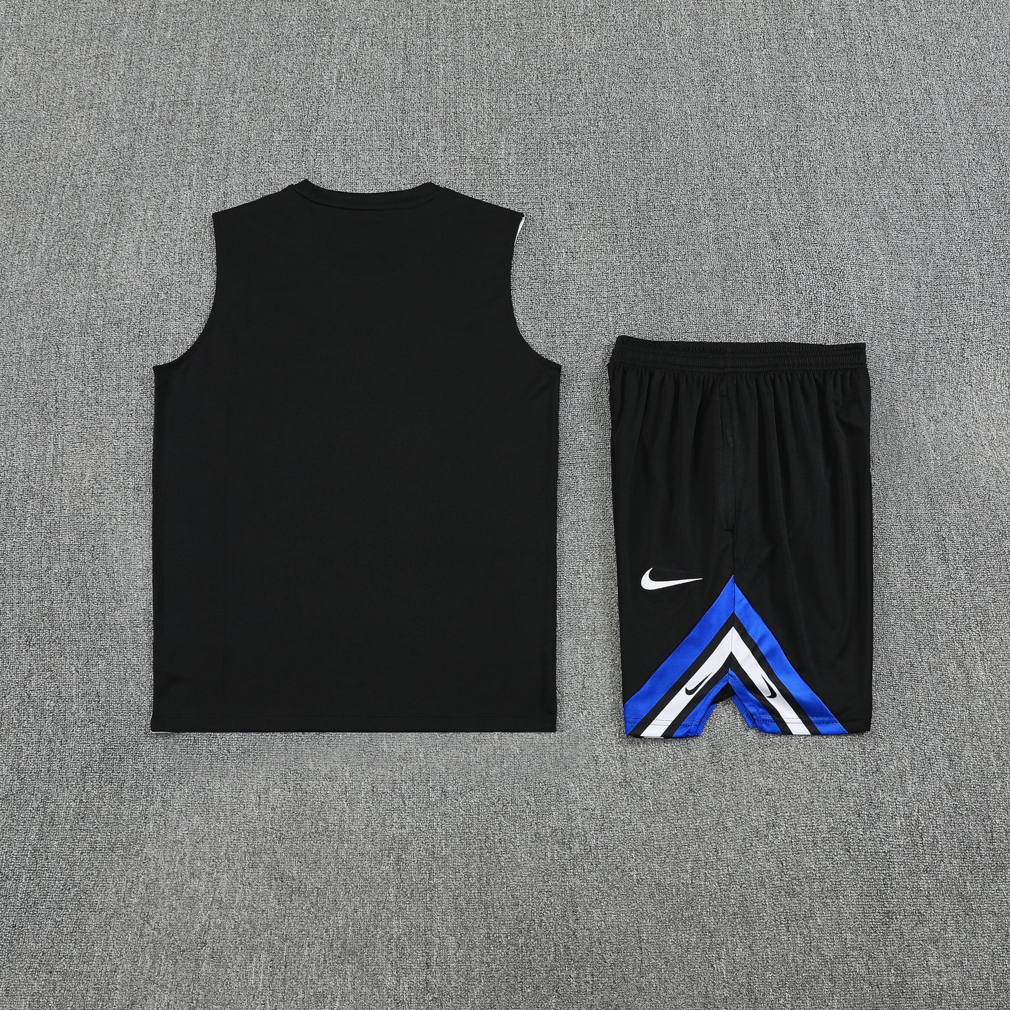 Inter Milan Vest Set-Blue, White and Black