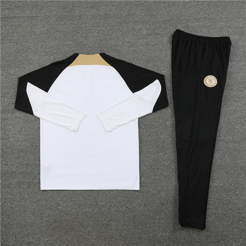 Chelsea Tracksuit-White and Black
