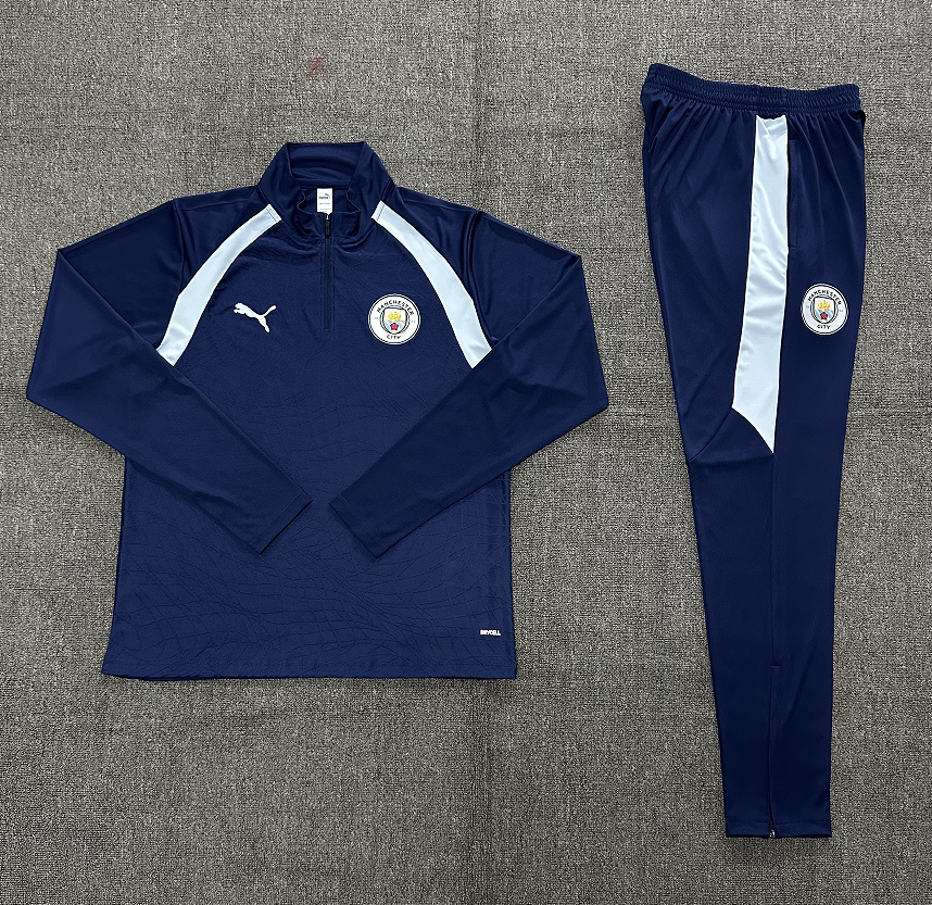 Manchester City Tracksuit-Navy Blue