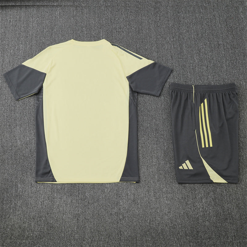 Real Madrid Shorts Set-Cream and Grey