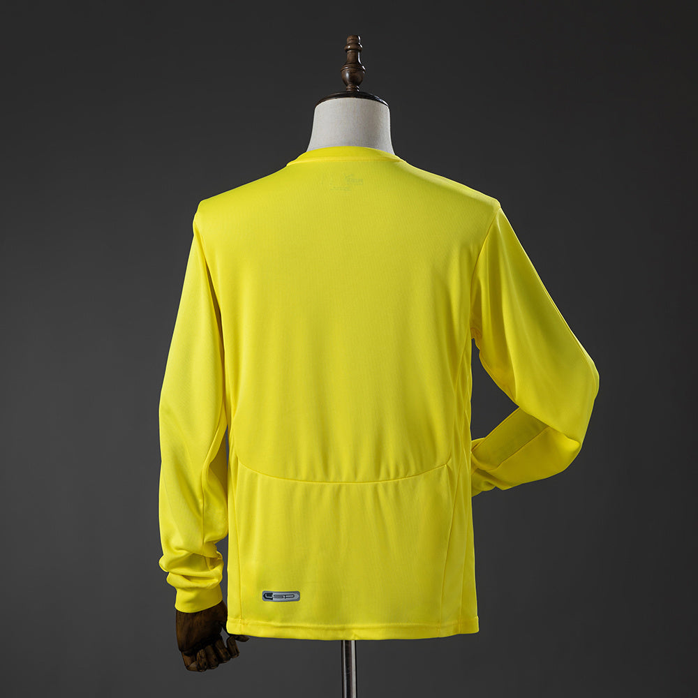 Villarreal 08/09 Home Long-Sleeve Retro Jersey