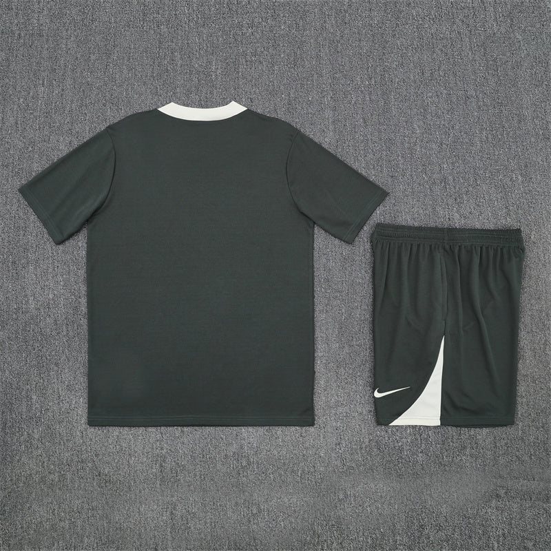 Chelsea Shorts Set-Dark Green