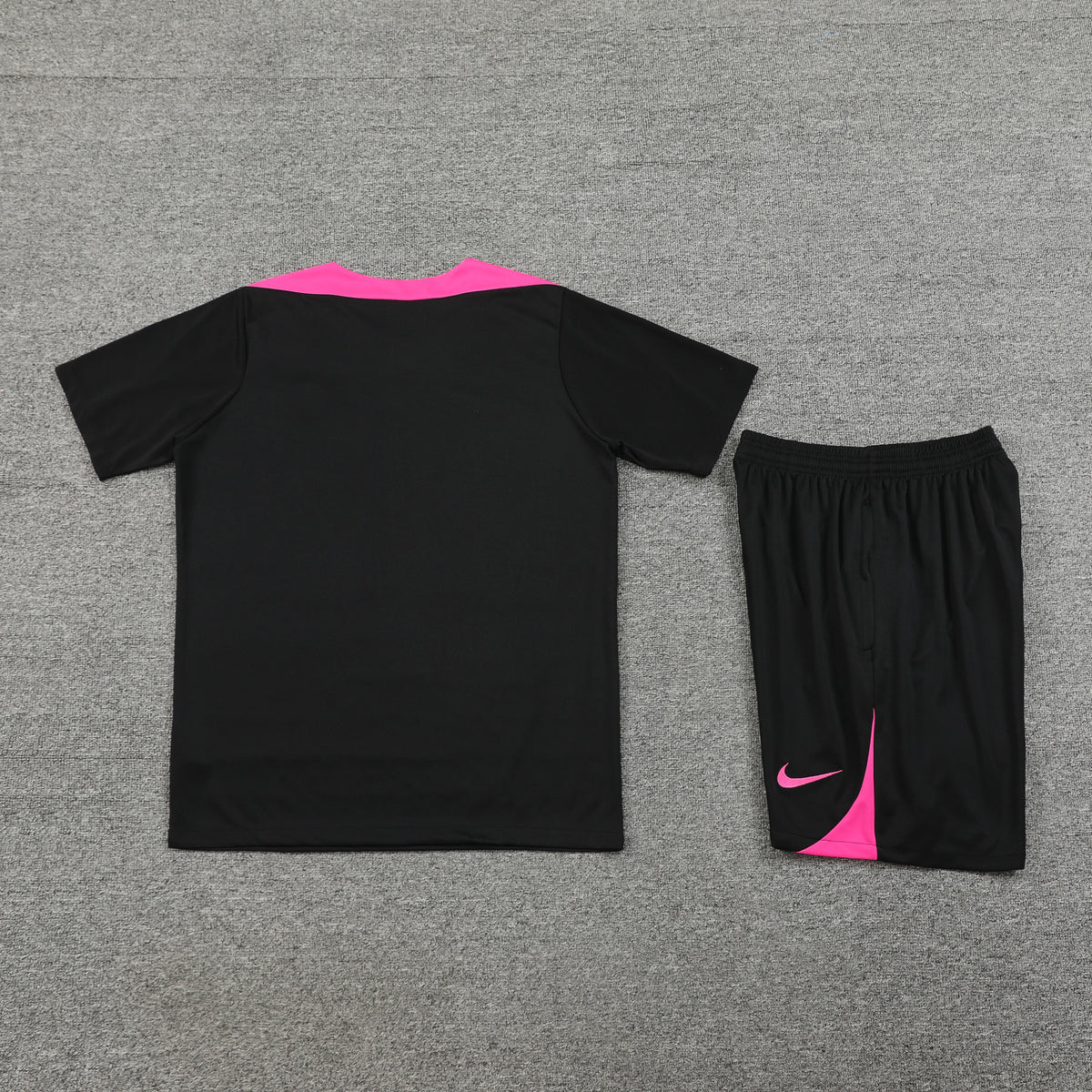 Chelsea Shorts Set-Black and Pink