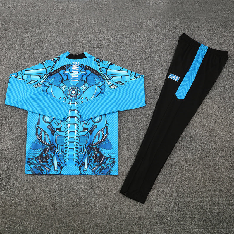 Napoli Tracksuit-Blue and Black