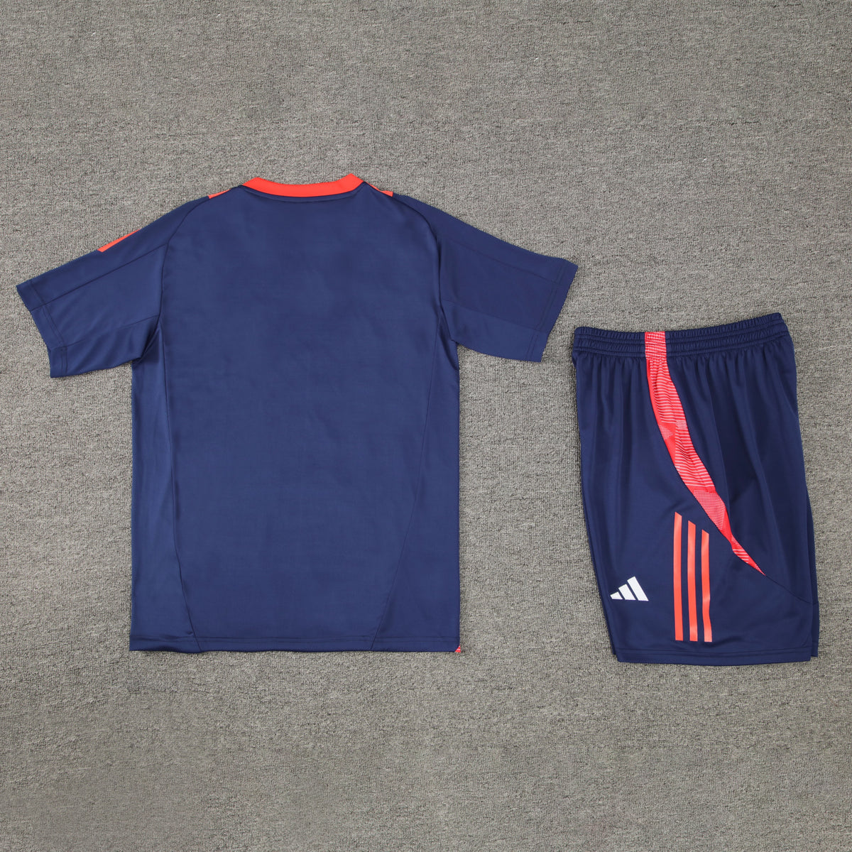 Manchester United Shorts Set-Navy Blue and Red