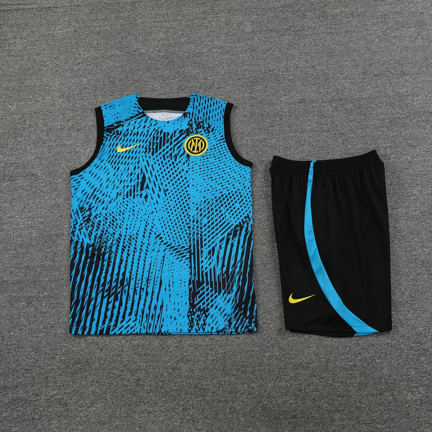 Inter Milan Vest Set-Blue and Black