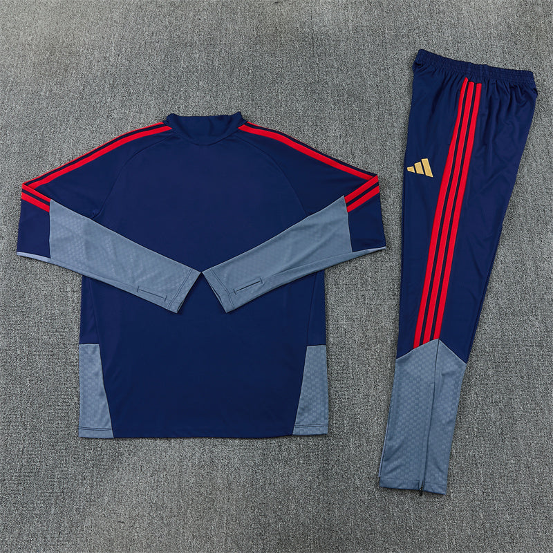FC Bayern Munich Tracksuit-Navy Blue and Grey