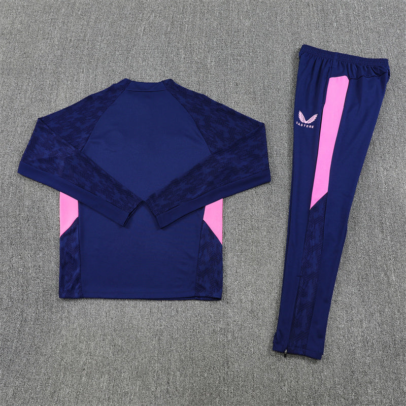 Castore Feyenoord Tracksuit-Navy Blue and Pink