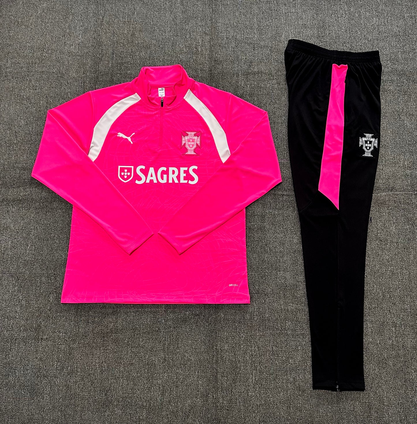 Portugal Tracksuit-Pink and Black