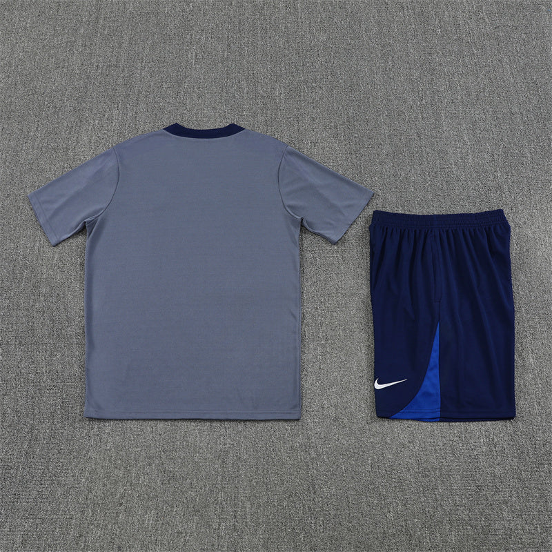 PSG Shorts Set-Grey and Navy Blue