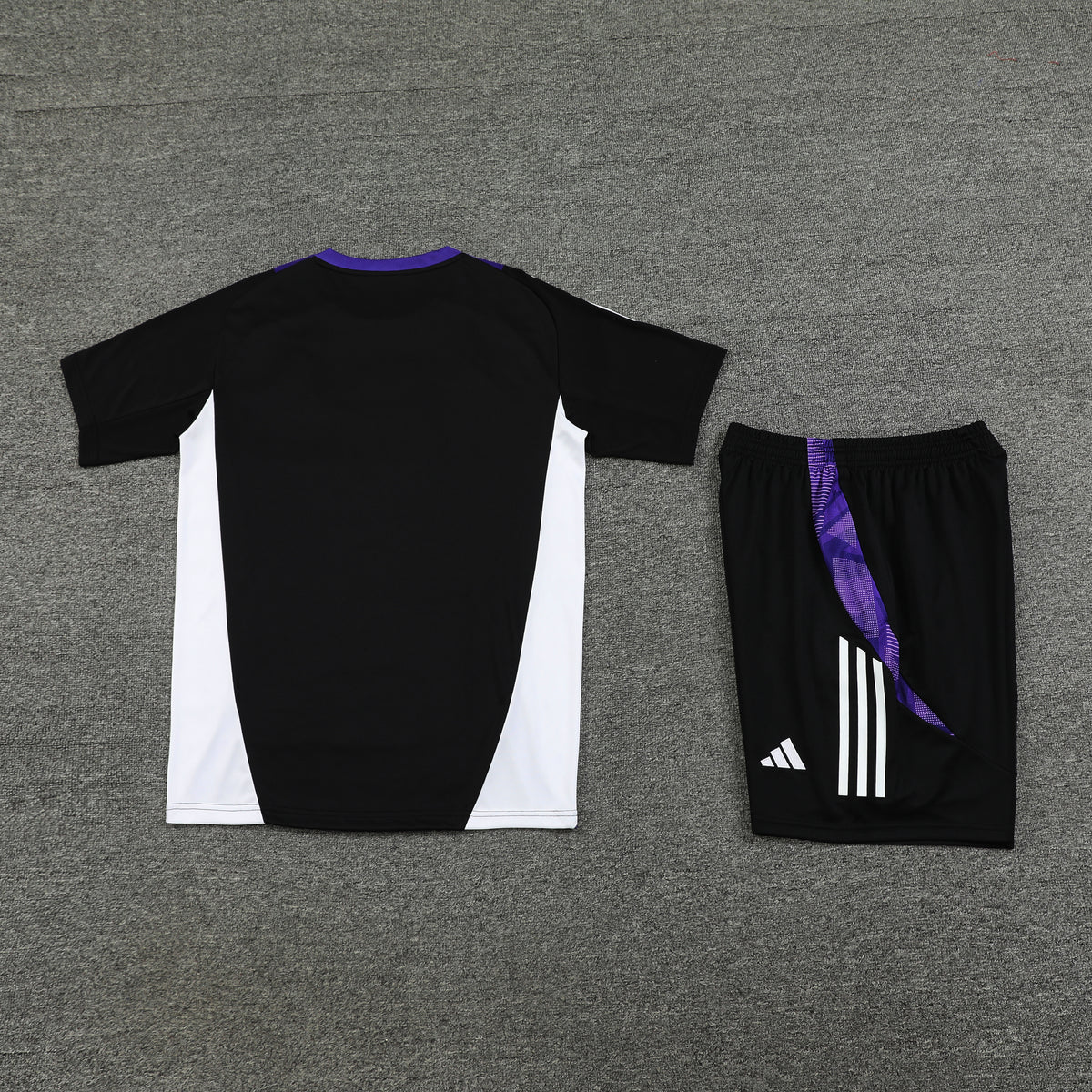 Real Madrid Shorts Set-Black and White