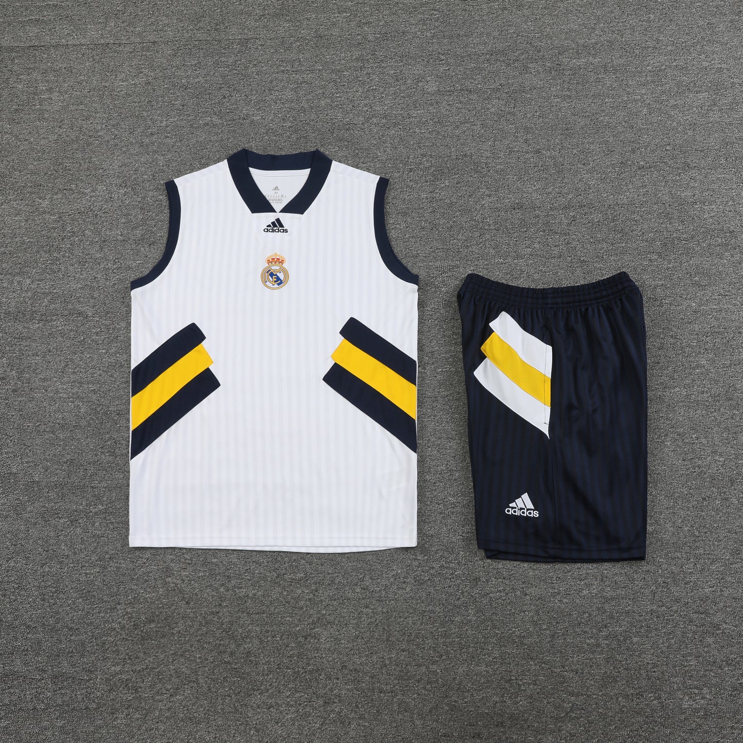 Real Madrid Vest Set-White and Black