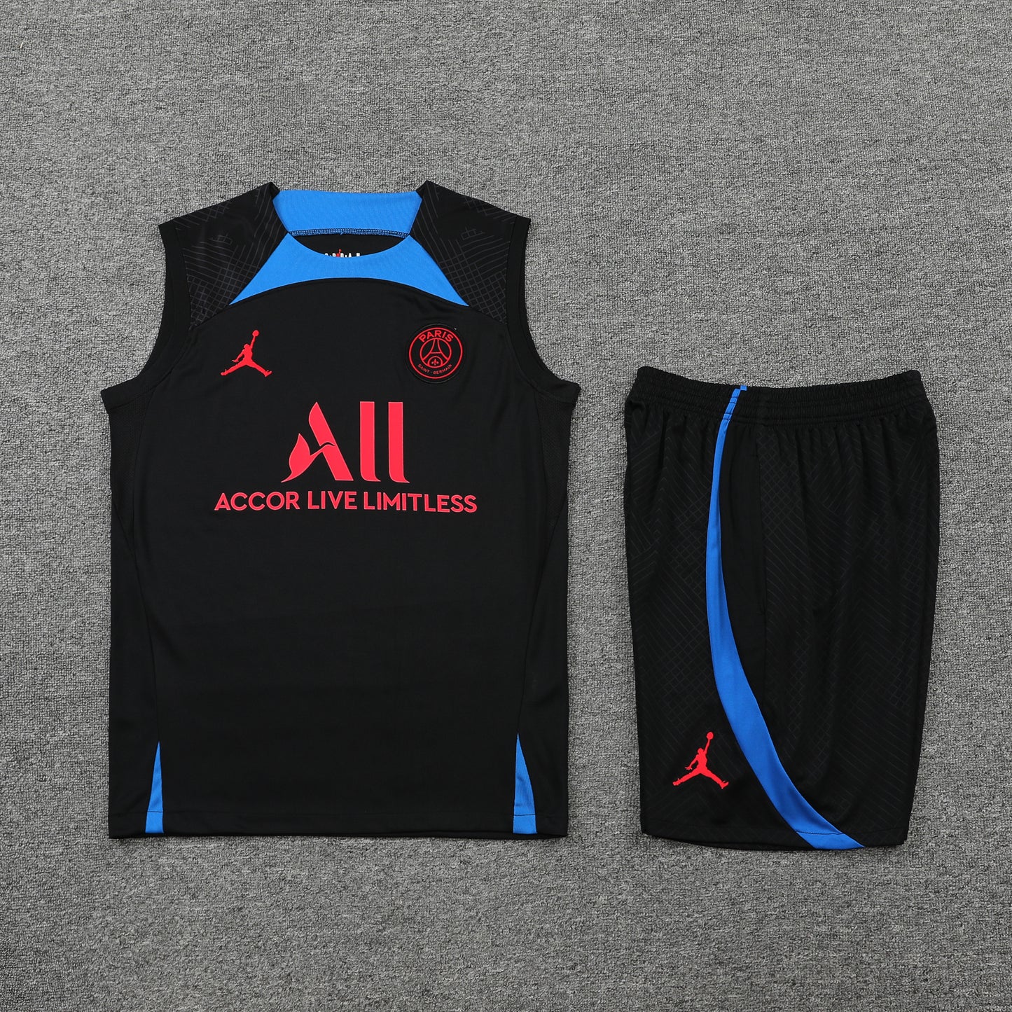 PSG Vest Set-Black and Blue