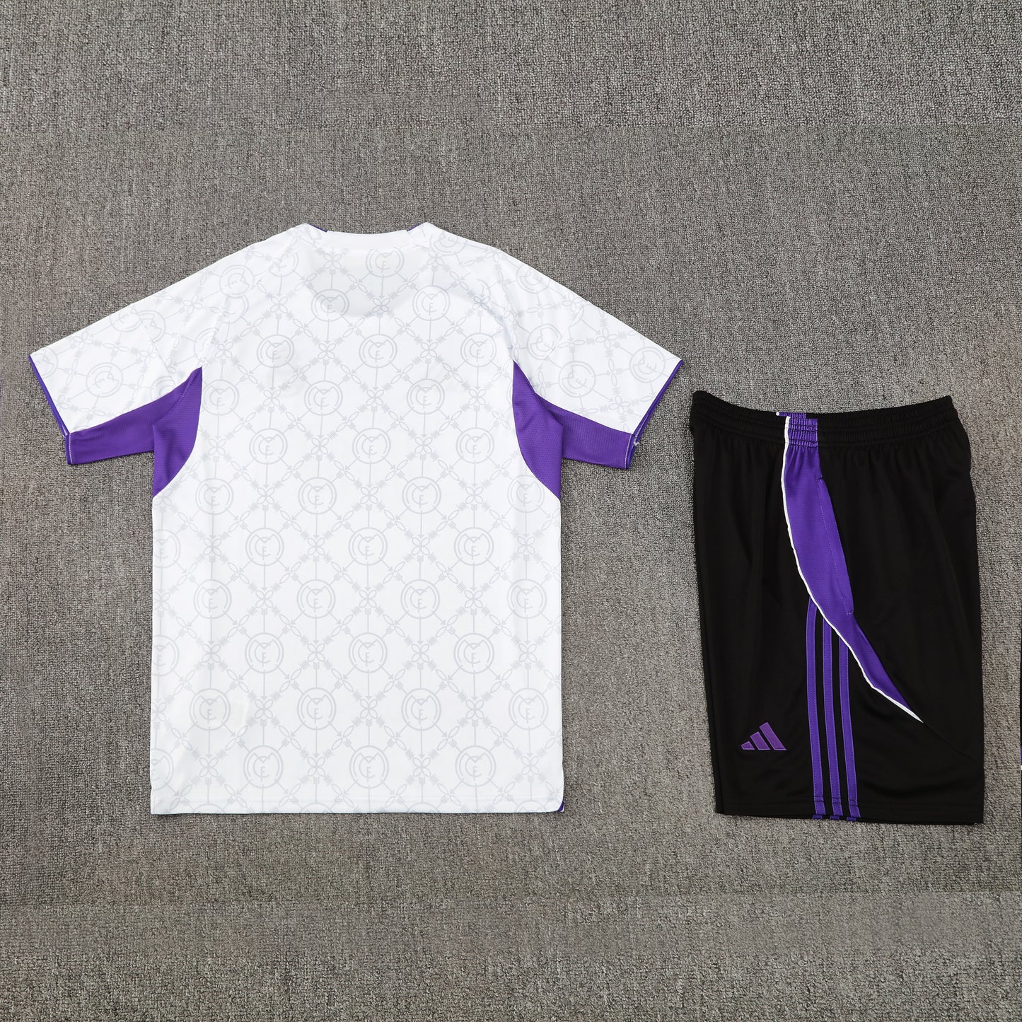Real Madrid Shorts Set-White and Black