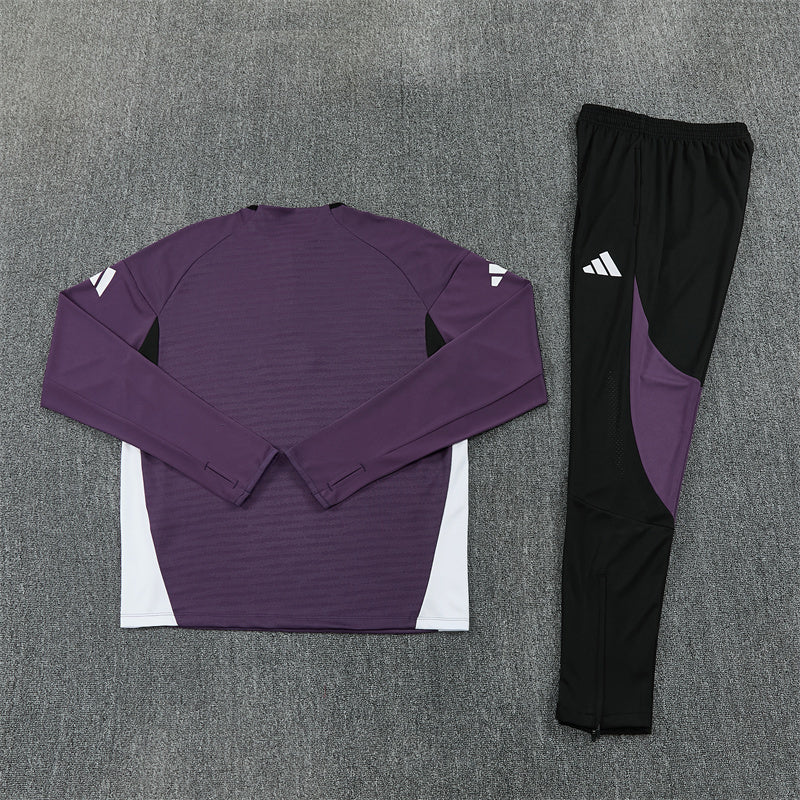 Manchester United Tracksuit-Purple and Black