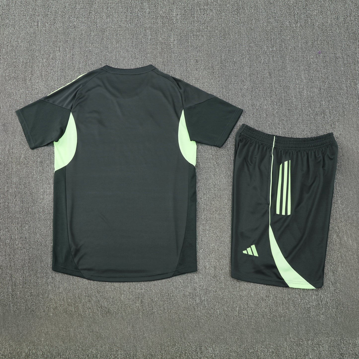 Real Madrid Shorts Set-Dark Grey and Green