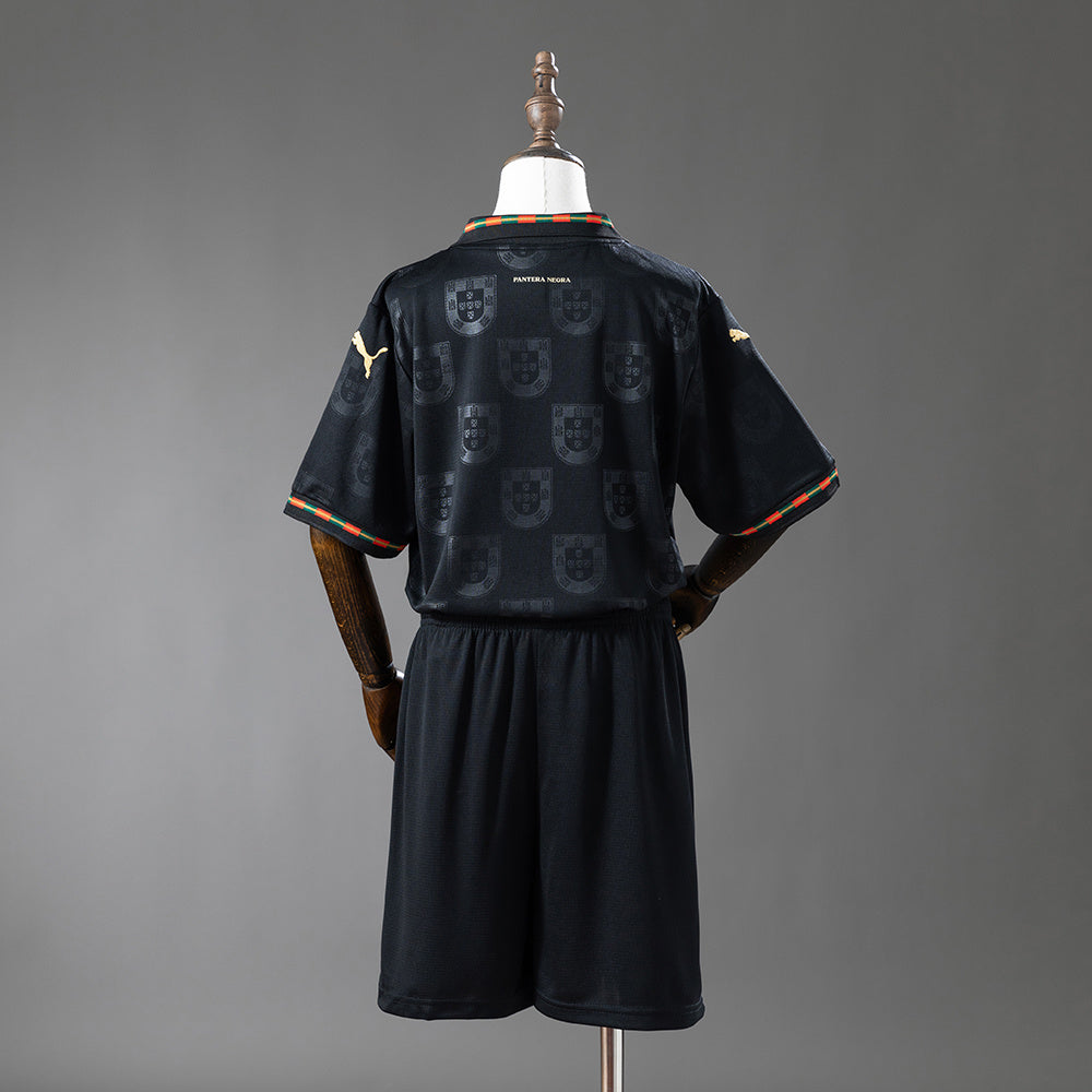 Portugal 2026 Black Kids Kit