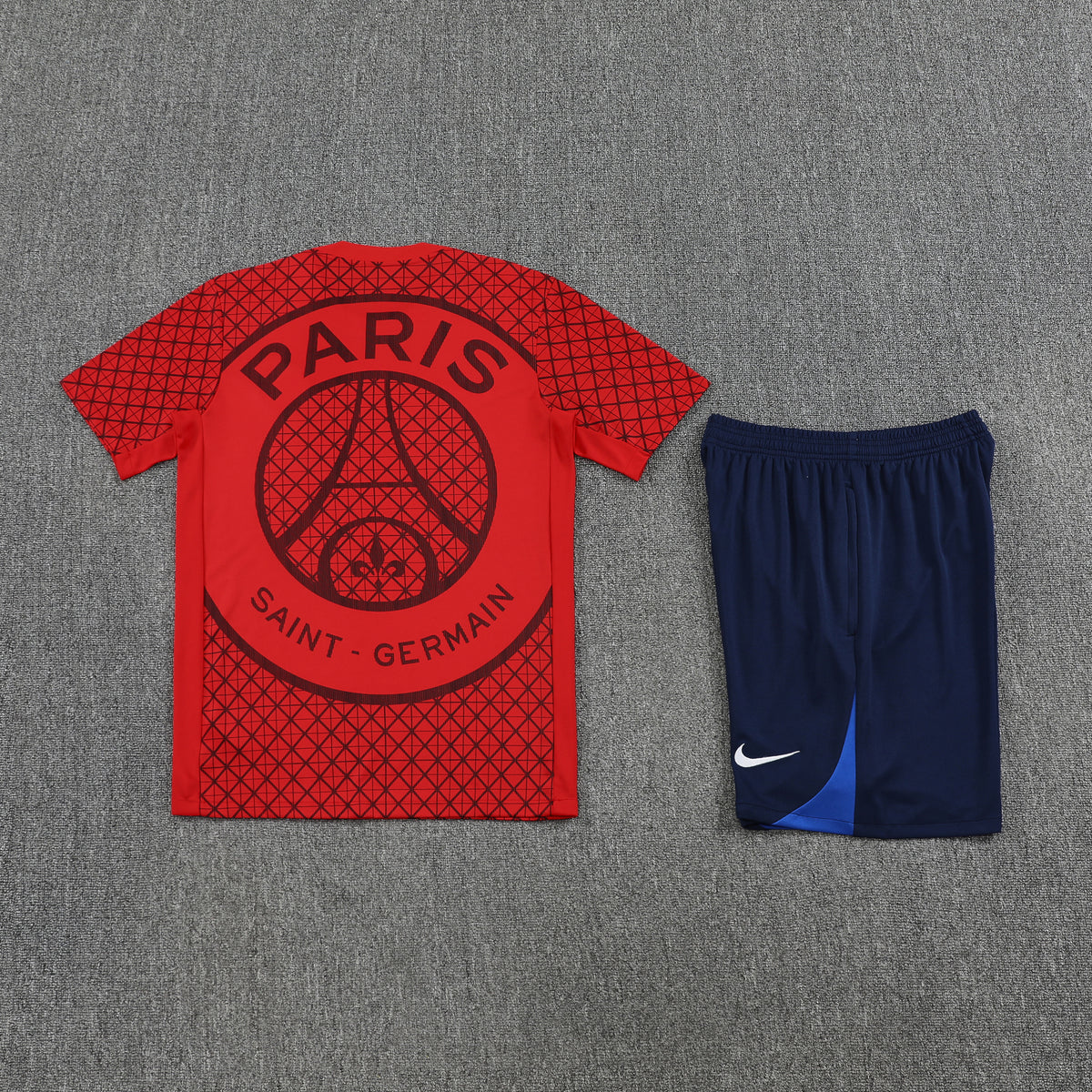 PSG Shorts Set-Red and Navy Blue