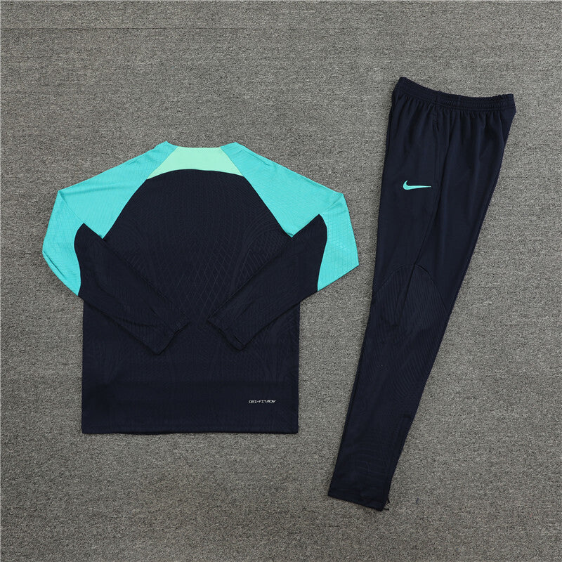 Barcelona Tracksuit-Black and Blue