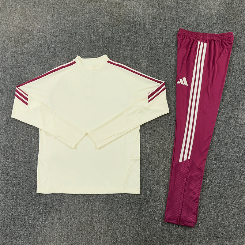 Real Madrid Tracksuit-Cream and Pink