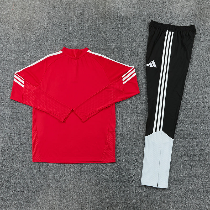 Spain Tracksuit-Red and Black