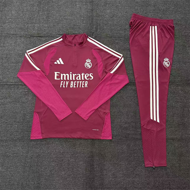 Real Madrid Tracksuit-Pink