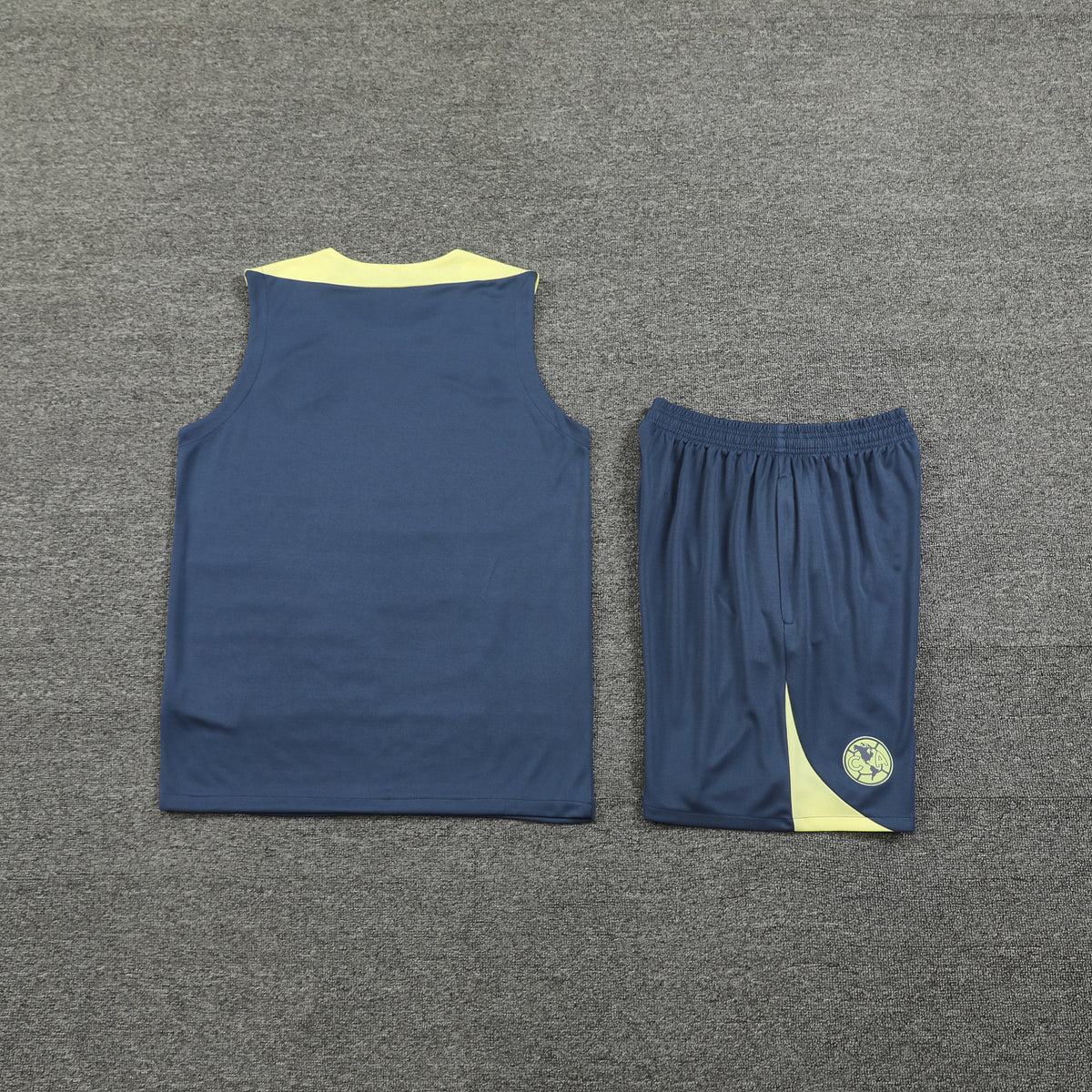 Club America Vest Set-Dark Grey