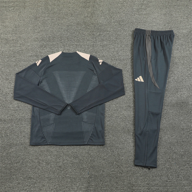Real Madrid Tracksuit-Dark Grey
