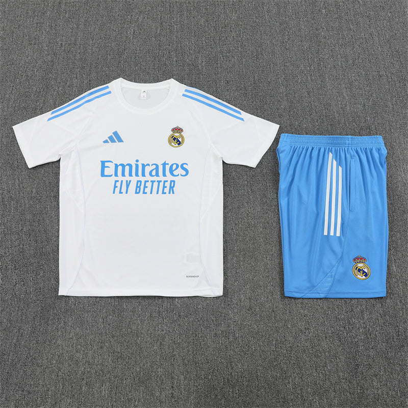 Real Madrid Shorts Set-White and Blue