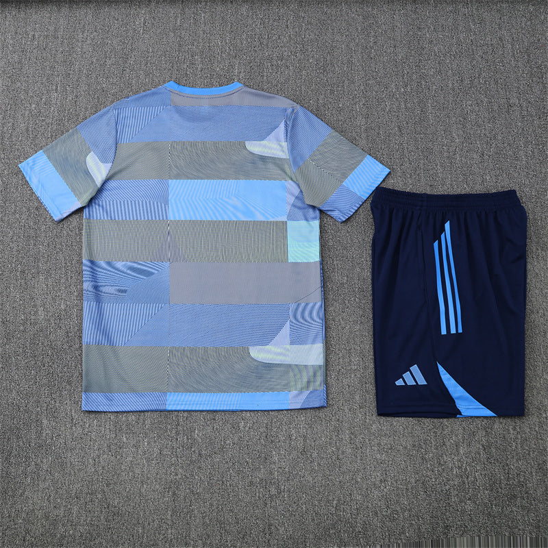 Real Madrid Shorts Set-Grey and Blue