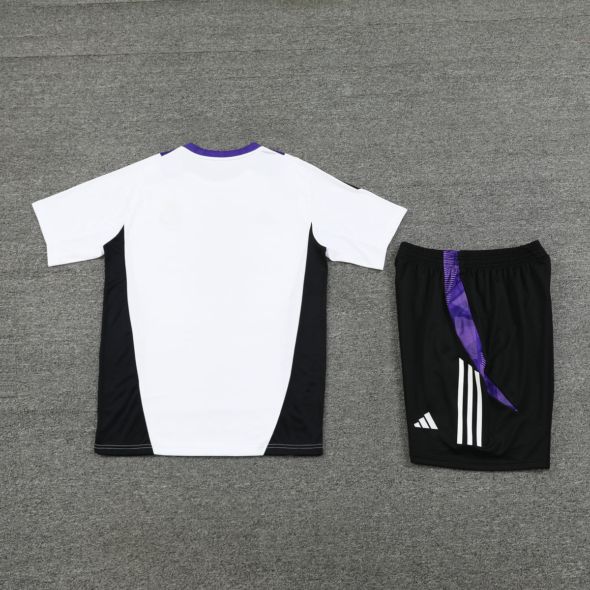 Real Madrid Shorts Set-White and Black